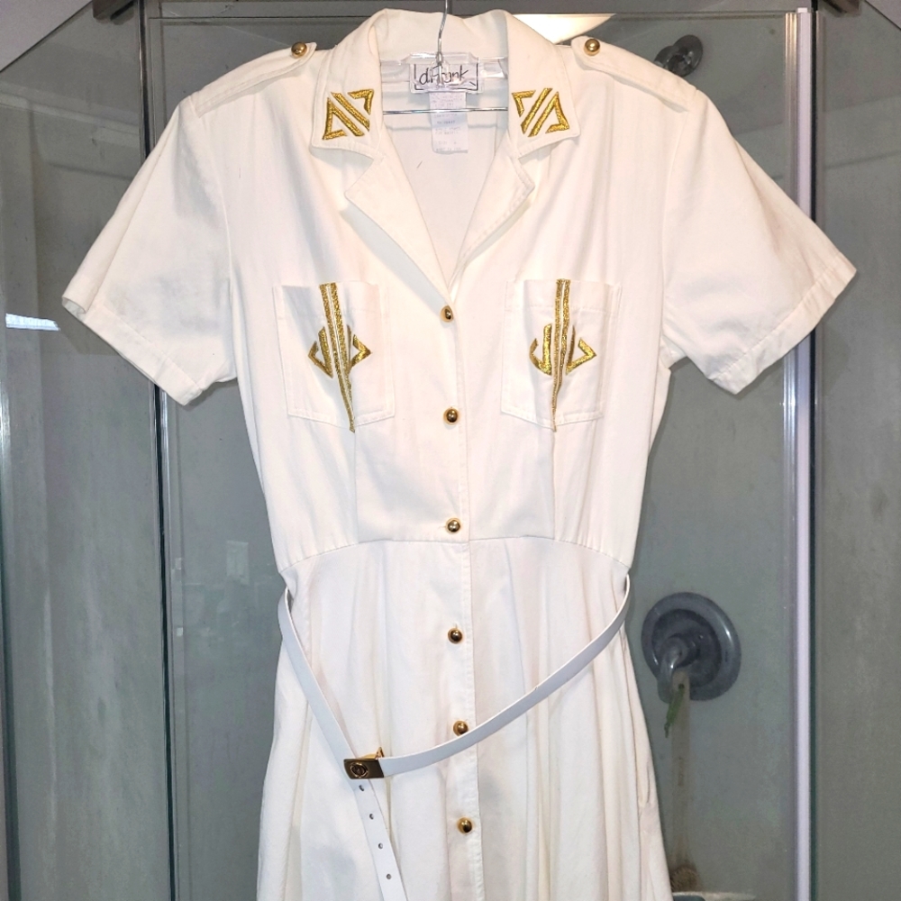 100% cotton vintage dress